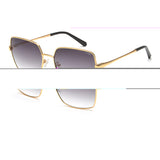 Irus Smoke Gradient Lens Butterfly Sunglass Full Rim Shiny Gold Frame With 100% Uv Protection - Irs1174C1Sg