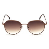 Irus Brown Gradient Lens Oval Sunglass Full Rim Shiny Brown Frame With 100% Uv Protection - Irs1175C3Sg