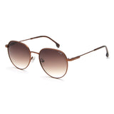 Irus Brown Gradient Lens Oval Sunglass Full Rim Shiny Brown Frame With 100% Uv Protection - Irs1175C3Sg