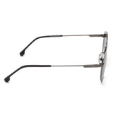 Irus Smoke Gradient Lens Pilot Sunglass Full Rim Shiny Dark Gun Frame With 100% Uv Protection - Irs1176C3Sg