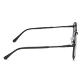 Irus Smoke Gradient Lens Pilot Sunglass Full Rim Shiny Black Frame With 100% Uv Protection - Irs1202C1Sg