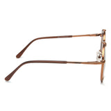 Irus Brown Gradient Lens Pilot Sunglass Full Rim Shiny Brown Frame With 100% Uv Protection - Irs1202C3Sg