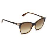 Longchamp Green Lens Butterfly Sunglass Full Rim Demi Frame  - 886895376914