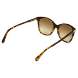 Longchamp Green Lens Butterfly Sunglass Full Rim Demi Frame  - 886895376914