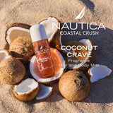 Nautica Coastal Crush Coconut Crave Fragrance Hair & Body Mist 236ml