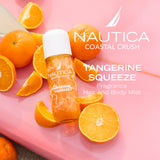 Nautica Coastal Crush Tangerine Squeeze Fragrance Hair & Body Mist 236ml