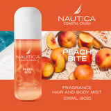 Nautica Coastal Crush Peach Bite Fragrance Hair & Body Mist 236ml