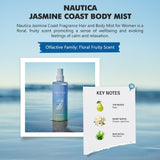 Nautica Jasmine Coast Fragrance Mist 250ml
