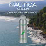 Nautica Green All Over Body Spray 170g
