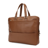 Perquisite Perry Dark Tan Laptop Briefcase