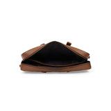 Perquisite Perry Dark Tan Laptop Briefcase