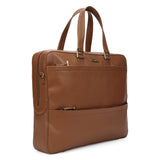 Perquisite Perry Dark Tan Laptop Briefcase