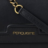 Perquisite Raina Black Shoulder Bag
