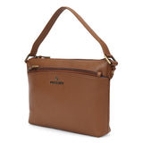 Perquisite Taylor Dark Tan Shoulder Bag