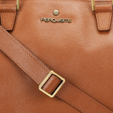 Perquisite The Sheryl Dark Tan Tote Bag
