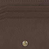 Perquisite Centurion Dark Brown Card Case Men's Wallet