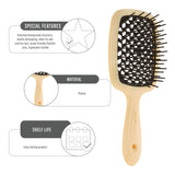 Janeke Superbrush Horn Hair Brush