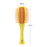 Janeke Professional Orange & Fuchsia Vented Tulip Brush