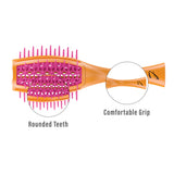 Janeke Orange & Fuchsia Tulip Brush (Pack of 4)