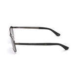 Police Matt Dark Gun Lens Rectangular Sunglass Full Rim Matt Dark Gun Frame With 100% Uv Protection - Spla54588H5Sg