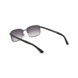 Police Matt Dark Gun Lens Rectangular Sunglass Full Rim Matt Dark Gun Frame With 100% Uv Protection - Spla54588H5Sg