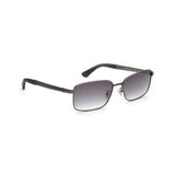 Police Matt Dark Gun Lens Rectangular Sunglass Full Rim Matt Dark Gun Frame With 100% Uv Protection - Spla54588H5Sg