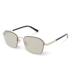 Police Shiny Light Gold Lens Square Sunglass Full Rim Shiny Light Gold Frame With 100% Uv Protection - Sple1654300Gsg