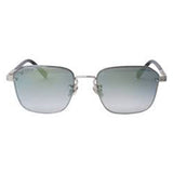 Police Shiny Silver Lens Square Sunglass Full Rim Shiny Silver Frame With 100% Uv Protection - Sple1654579Vsg