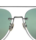 Police Shiny Light Gold-Shiny Black Lens Pilot Sunglass Full Rim Shiny Light Gold-Shiny Black Frame With 100% Uv Protection - Sple1758302Sg