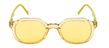 Seesaw Light Yellow Lens Geometric Sunglass Full Rim Yellow Frame With 100% Uv Protection - Ss 1081 C5