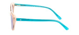 Seesaw Light Blue Lens Cat Eye Sunglass Full Rim Peach Frame With 100% Uv Protection - Ss 1083 C4