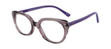 Seesaw Transparent Lens Cat Eye Sunglass Full Rim Purple Frame With 100% Uv Protection - Ss 1083 C7