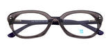 Seesaw Transparent Lens Cat Eye Sunglass Full Rim Purple Frame With 100% Uv Protection - Ss 1083 C7