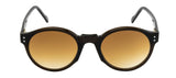 Seesaw Light Brown Lens Round Sunglass Full Rim Drak Brown Frame With 100% Uv Protection - Ss 1084 C4