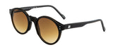 Seesaw Light Brown Lens Round Sunglass Full Rim Drak Brown Frame With 100% Uv Protection - Ss 1084 C4