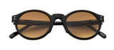 Seesaw Light Brown Lens Round Sunglass Full Rim Drak Brown Frame With 100% Uv Protection - Ss 1084 C4