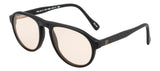 Seesaw Light Brown  Lens Aviator Sunglass Full Rim Black  Frame With 100% Uv Protection - Ss 1088 C2