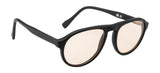 Seesaw Light Brown  Lens Aviator Sunglass Full Rim Black  Frame With 100% Uv Protection - Ss 1088 C2