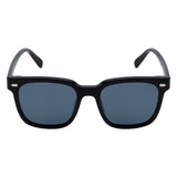 SeeSaw Unisex Blue Lens Black Square Sunglasses with 100% UV Protection - SS 3522 C1 48/17