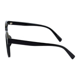 SeeSaw Unisex Blue Lens Black Square Sunglasses with 100% UV Protection - SS 3522 C1 48/17