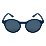 SeeSaw Unisex Blue Lens Navy Blue Round Sunglasses with 100% UV Protection - SS 3525 C1 44/20