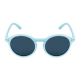 SeeSaw Unisex Blue Lens Light Blue Round Sunglasses with 100% UV Protection - SS 3525 C3 44/20