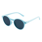 SeeSaw Unisex Blue Lens Light Blue Round Sunglasses with 100% UV Protection - SS 3525 C3 44/20