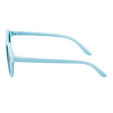 SeeSaw Unisex Blue Lens Light Blue Round Sunglasses with 100% UV Protection - SS 3525 C3 44/20