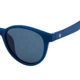 SeeSaw Unisex Blue Lens Dark Blue Round Sunglasses with 100% UV Protection - SS 3526 C1 47/18