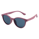 SeeSaw Unisex Blue Lens Purple Round Sunglasses with 100% UV Protection - SS 3526 C2 47/18