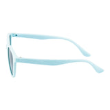 SeeSaw Unisex Blue Lens Light Blue Round Sunglasses with 100% UV Protection - SS 3526 C3 47/18