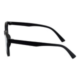 SeeSaw Unisex Blue Lens Black Square Sunglasses with 100% UV Protection - SS 3528 C1 56/15