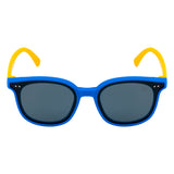 SeeSaw Unisex Blue Lens Blue Square Sunglasses with 100% UV Protection - SS 3528 C2 56/15