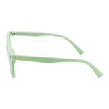 SeeSaw Unisex Blue Lens Green Square Sunglasses with 100% UV Protection - SS 3528 C3 56/15